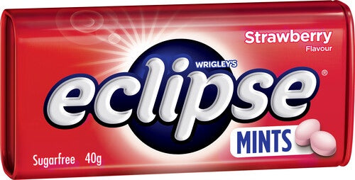 Wrigleys Eclipse Sugar Free Strawberry Mint 40g