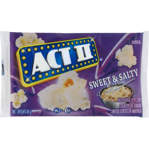 Act II Sweet & Salty Popcorn Kettle Corn 85g