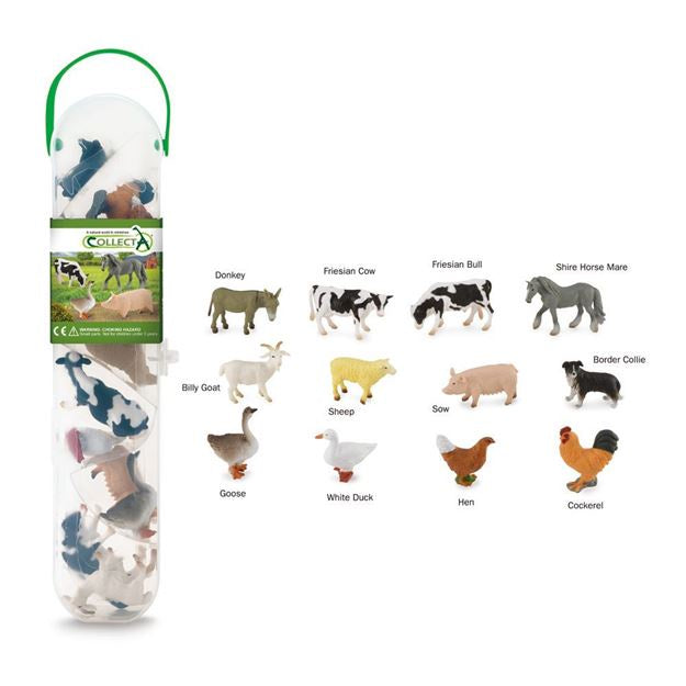 Collecta Tube of Mini Farm Life Animals