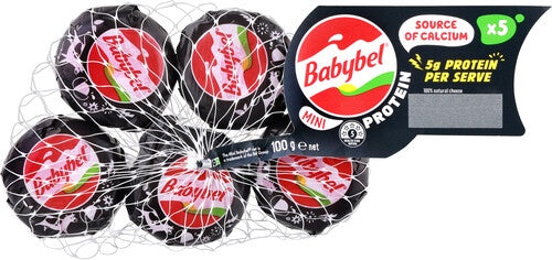 Babybel Mini Protein Cheese 5pk 100g