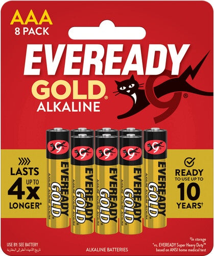 Eveready Gold AAA 8pk