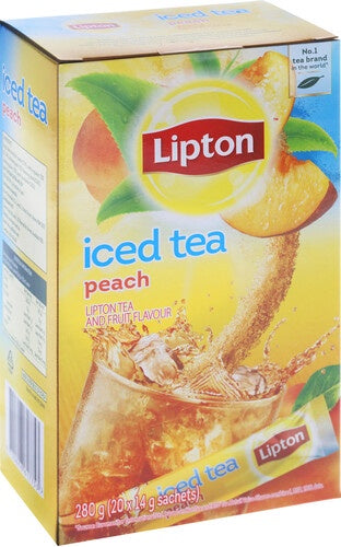 Lipton Peach Iced Tea Sachets 20pk 280g