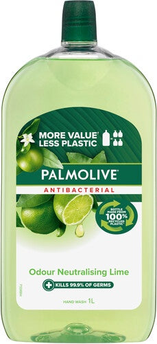 Palmolive Odour Neutralising Lime Antibacterial Handwash 1L