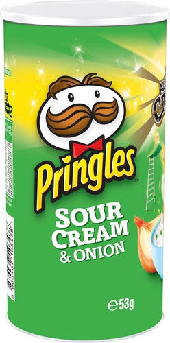 Pringles Sour Cream & Onion Potato Chips Mini Tube 53g