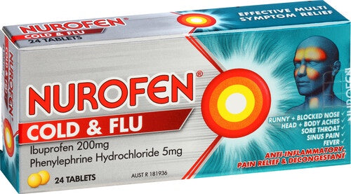 Nurofen Cold & Flu PE Tablets 24pk