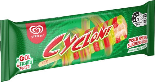 Streets Paddle Pop Cyclone Ice Block 90g