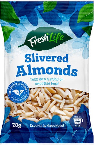 Fresh Life Slivered Almonds 70g