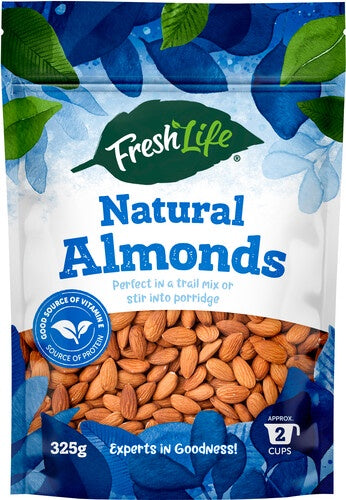 Fresh Life Natural Almonds 325g