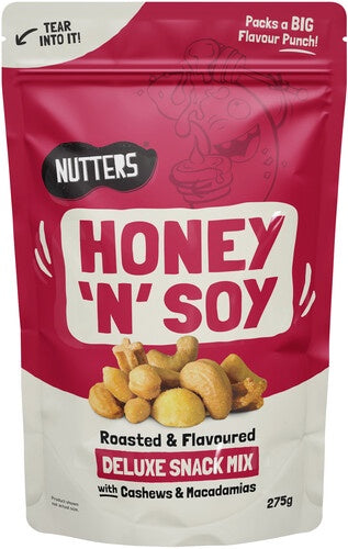 Nutters Honey N Soy Deluxe Snack Mix 275g