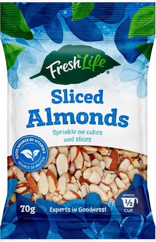 Fresh Life Sliced Almonds 70g