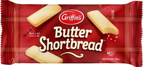 Griffins Butter Shortbread Biscuits 200g