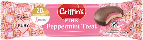 Griffins Pink Peppermint Treat Flavoured Biscuits 200g