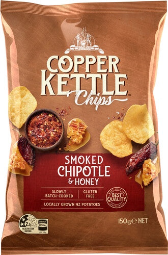 Copper Kettle Smoked Chipotle & Honey Chips 150g