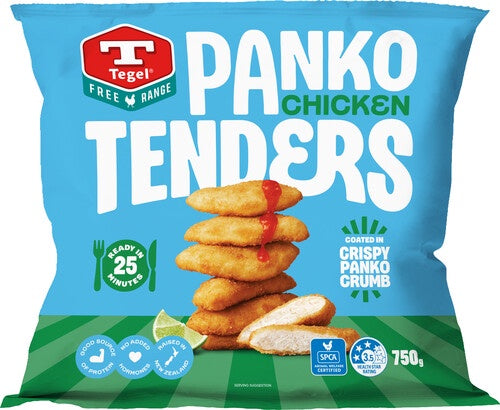 Tegel Frozen Free Range Panko Chicken Tenders 750g