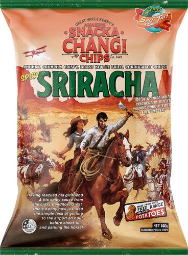 Snacka Changi Spicy Sriracha Potato Chips 140g