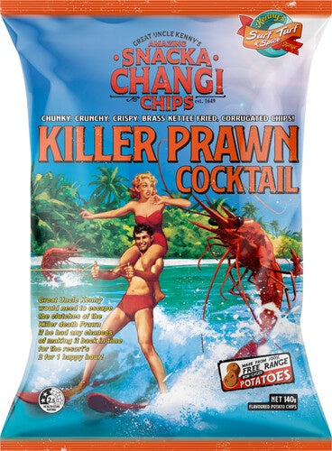 Snacka Changi Killer Prawn Cocktail Potato Chips 140g