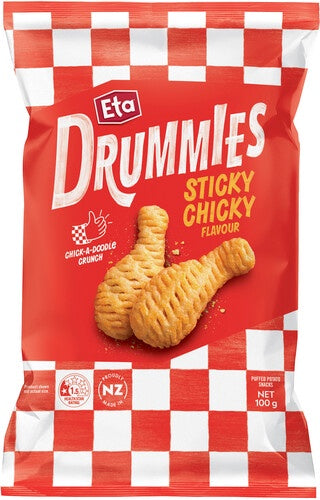 Eta Drummies Sticky Chicky Potato Snacks 100g