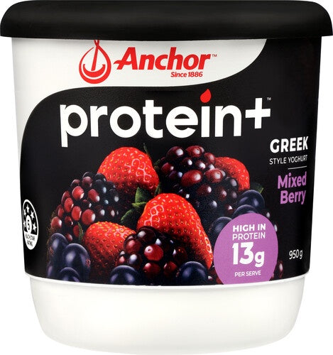 Anchor Protein Plus Greek Style Mixed Berry Yoghurt 950g