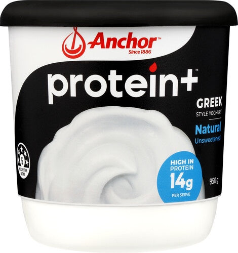 Anchor Protein Plus Greek Style Natural Unsweetened Yoghurt 950g