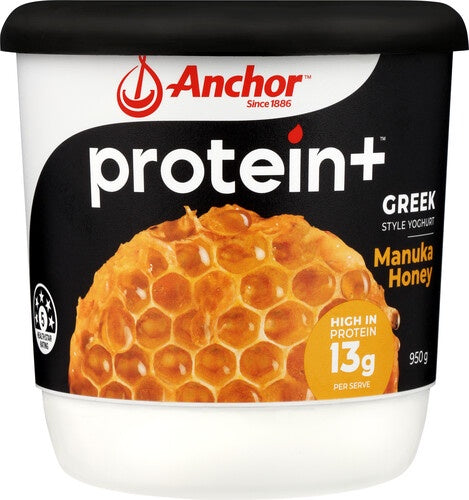 Anchor Protein Plus Greek Style Manuka Honey Yoghurt 950g
