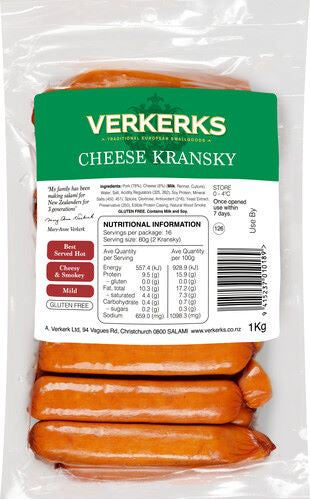 Verkerks Cheese Kransky 1kg