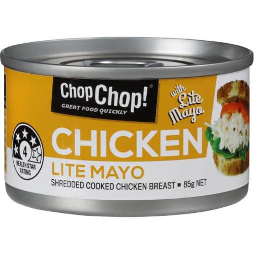 Chop Chop Chicken Lite Mayo Shredded Chicken Breast 85g