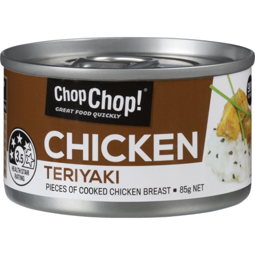 Chop Chop Chicken Teriyaki Chicken Breast Chunks 85g