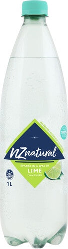 NZ Natural Sparkling Water Lime 1L