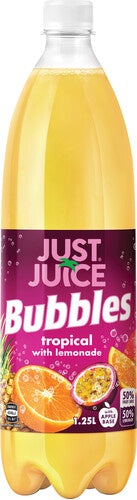 Just Juice Bubbles Tropical 1.25L