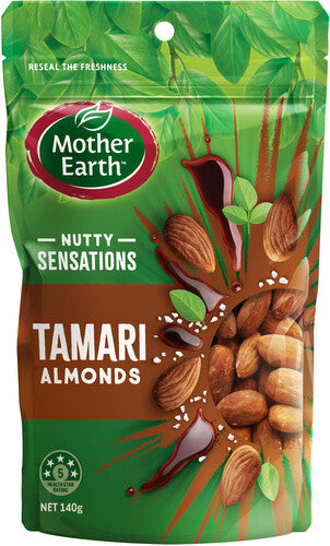 Mother Earth Nutty Sensations Tamari Almonds 140g