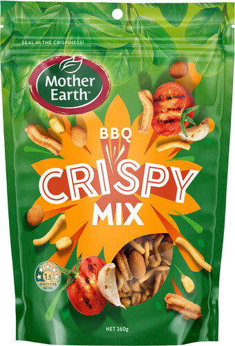 Mother Earth BBQ Crispy Mix 260g