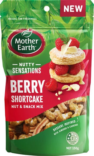 Mother Earth Nutty Sensations Berry Shortcake Nut & Snack Mix 150g