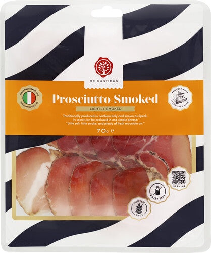 De Gustibus Prosciutto Smoked 70g