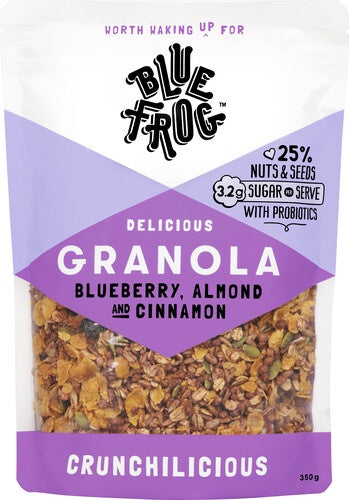 Blue Frog Blueberry & Cinnamon Granola 350gm