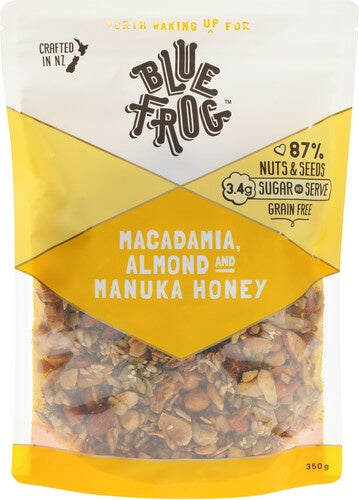 Blue Frog Macadamia Almond & Manuka Honey Muesli 350g