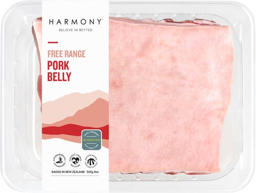 Harmony F/R Pork Boneless Belly 500g