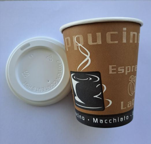 Hot Coffee Cup with Lid 20pk