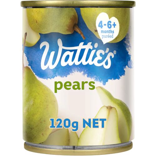 Watties Pears Baby Food Tin 120g