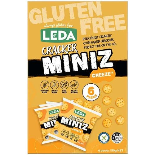 Leda Cracker GF Miniz Cheeze Multipack 6pk 150g