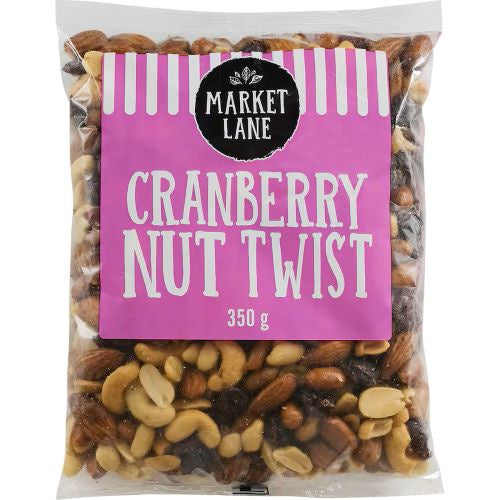 Market Lane Cranberry Nut Twist 350g