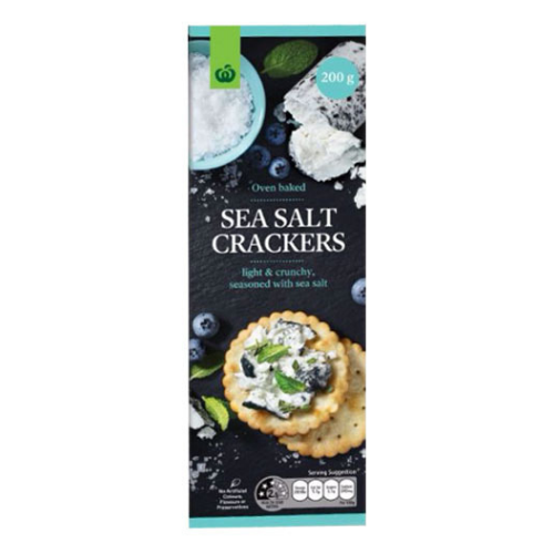 WW Sea Salt Crackers 200g