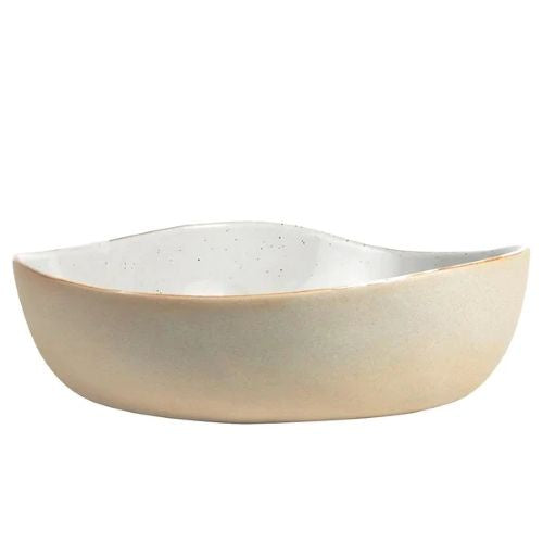 Robert Gordon Serving Bowl - White Speckle Table of Plenty
