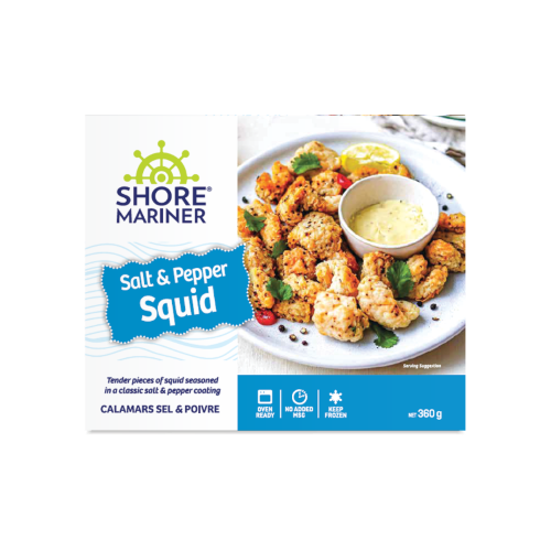 Shore Mariner Frozen Lightly Coated & Seasoned Fish Bites 400g