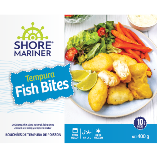 Shore Mariner Frozen Battered Tempura Fish Bites 400g