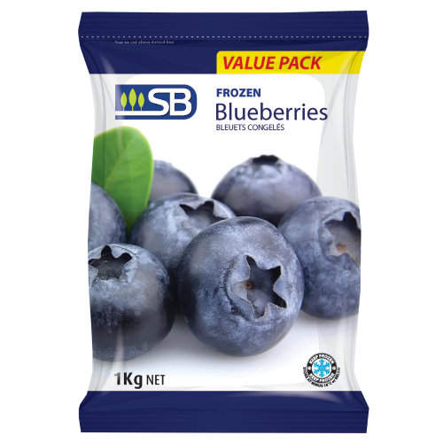 SB Frozen Whole Blueberries 1kg