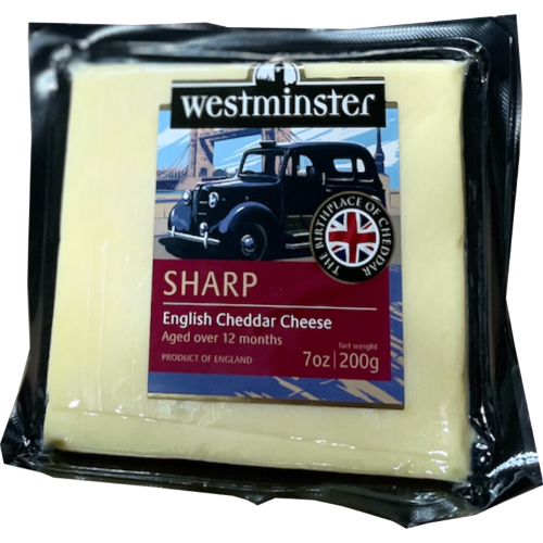 Westminster English Cheddar Sharp 200g