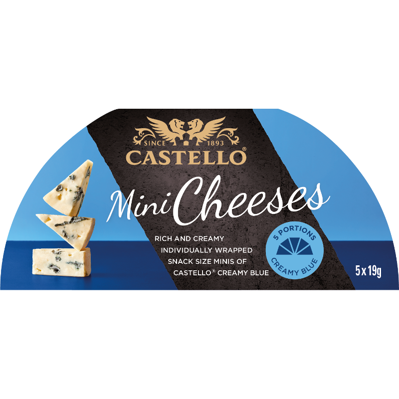 Castello Blue Mini Cheese 5pk x 19g