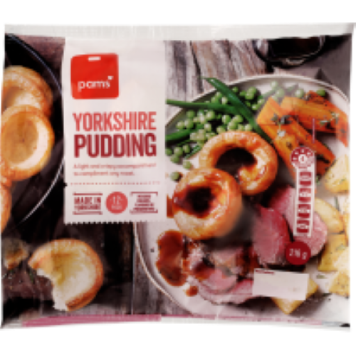 Pams Yorkshire Pudding 216g 12pk