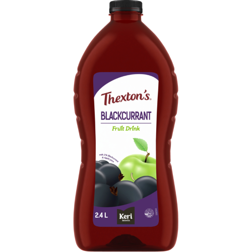 Thextons Blackcurrant Fruit Drink 2.4L