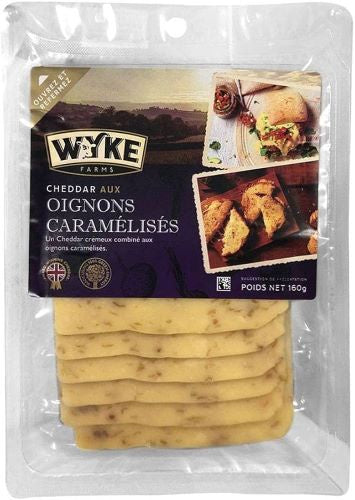 Wyke Farms Cheddar With Caramelised Onion Cheese Slices 160g